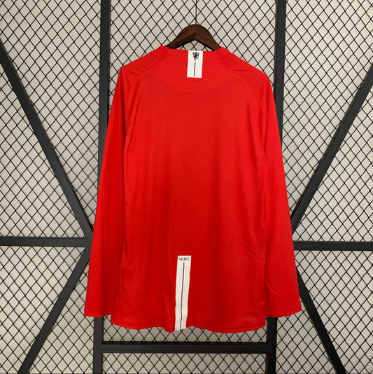 Manchester United 07/08 Thuisshirt Longsleeve