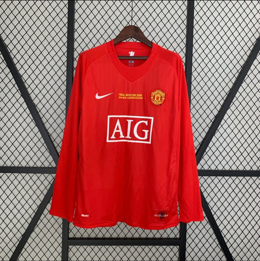 Manchester United 07/08 Thuisshirt Longsleeve